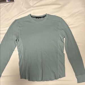 Vince Men's Soft Blue Long Sleeve Tee